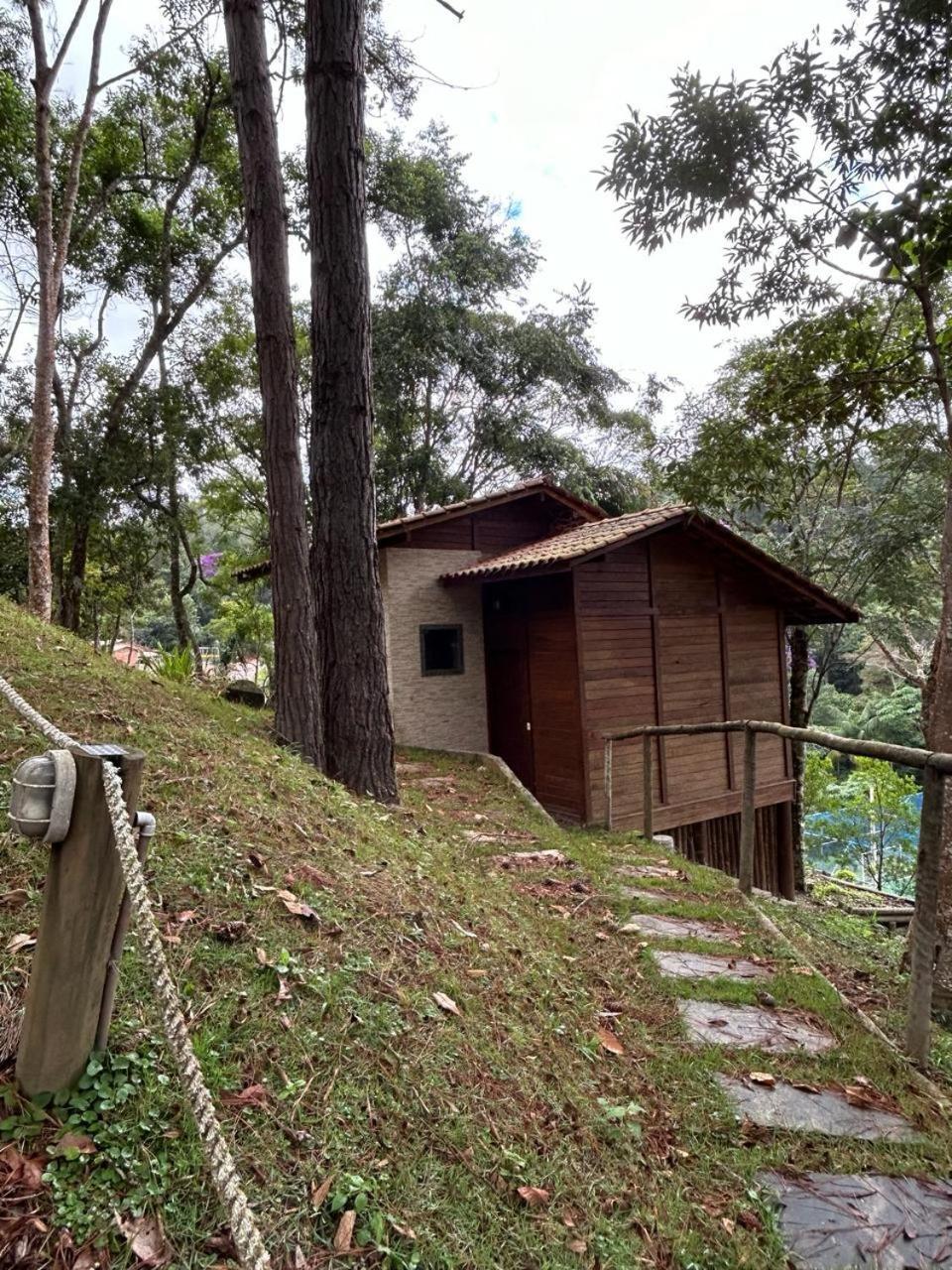 Hotel Chale Ipe Branco Pedra Azul  Esterno foto
