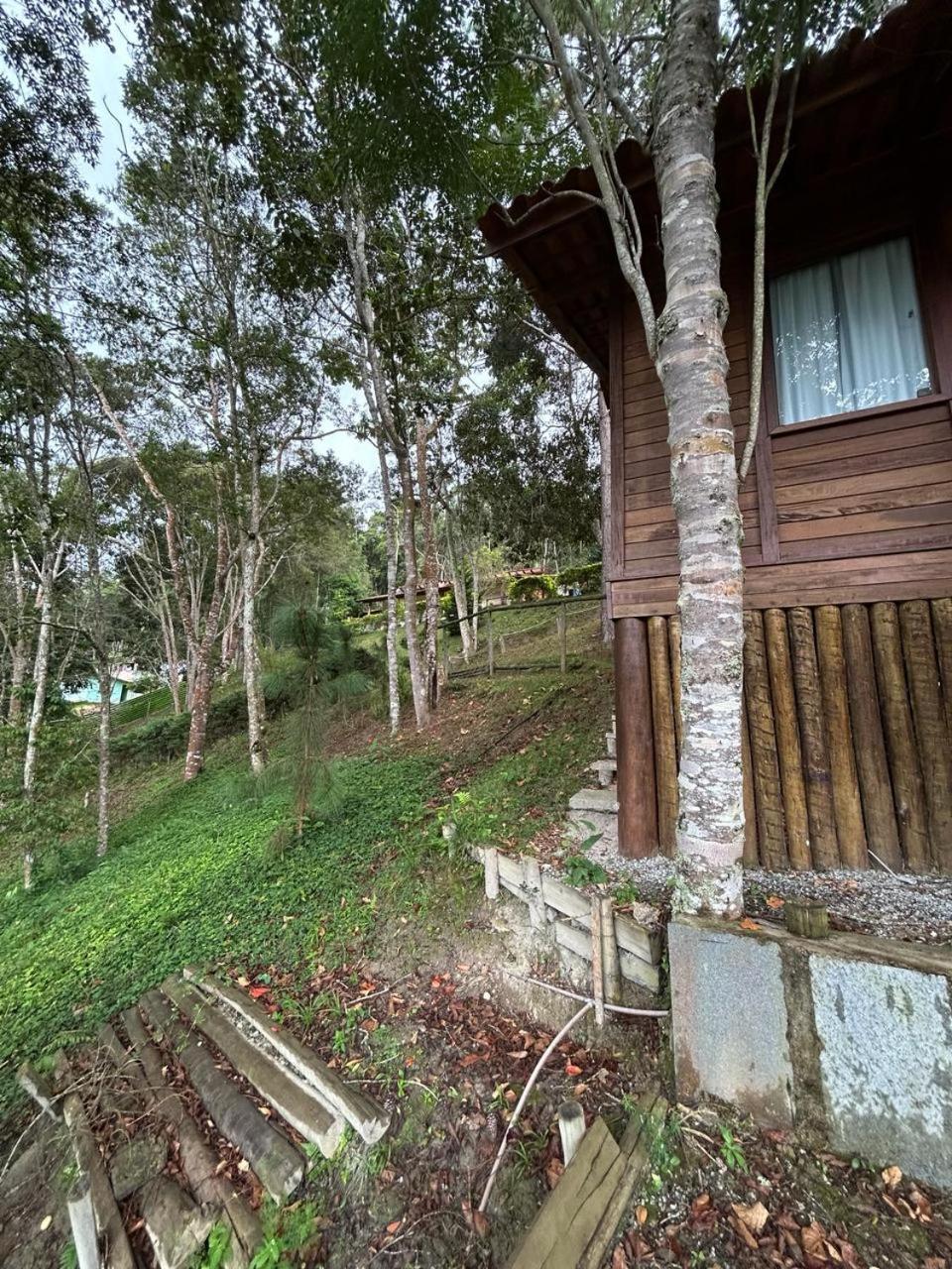 Hotel Chale Ipe Branco Pedra Azul  Esterno foto